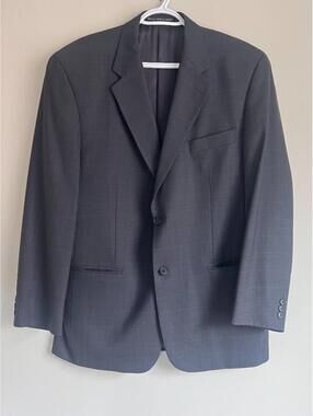 Mantles Blazer Suit Jacket Men's Size 48R in Grey Made in Canada